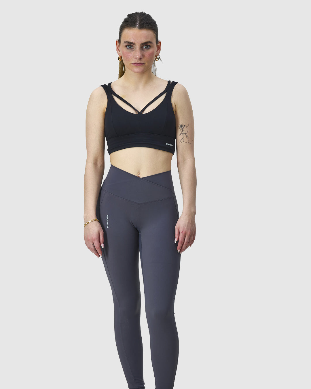 Dark Grey, leggings, yoga pants, activewear, fitness pants